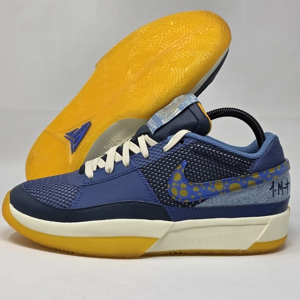 Nike Ja 1 SE GS Mystic Navy Youth Size 7Y Basketball Hoopers Shoes FQ7371-400